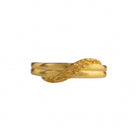 Grace Cuff, 22K gold plated textured open bracelet design.